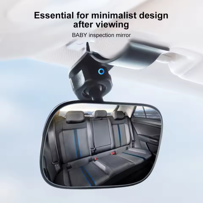 Car Rearview Mirror Wide View Safety Mirror For Windshield Infant Car Seats Clear Reflection 360-Degree Rotatable Adjustable - Image 6