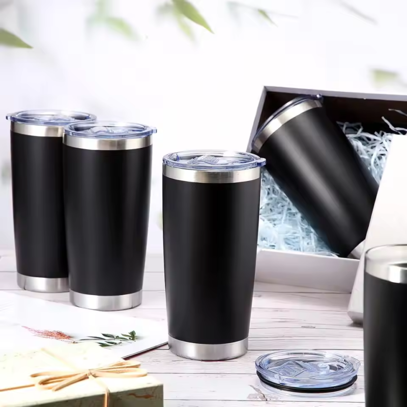 Stainless Steel Insulated Tumbler Set 72pcs Bulk 20oz Double Wall Vacuum Cup Lid Straw Hole Home Office Travel Mug Gift Birthday - Image 4
