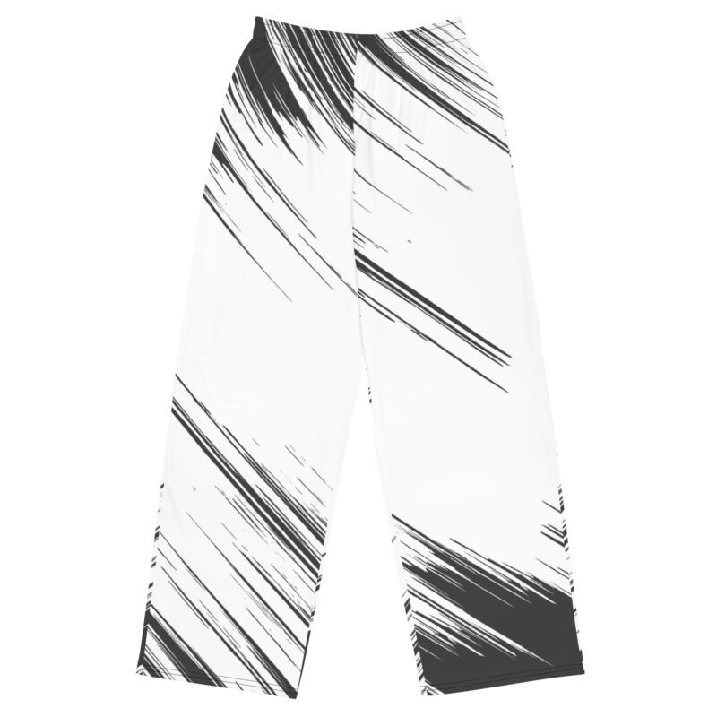 All-over print unisex wide-leg pants - Image 2