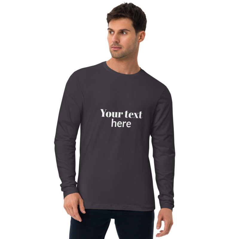 Long Sleeve Fitted Crew - Image 3