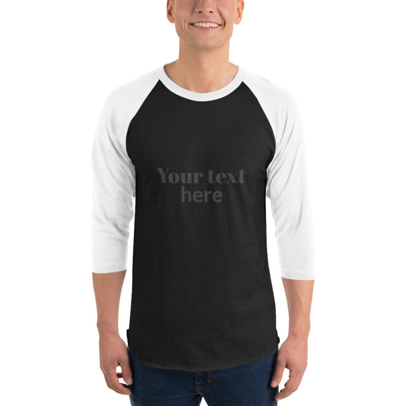 3/4 sleeve raglan shirt - Image 3