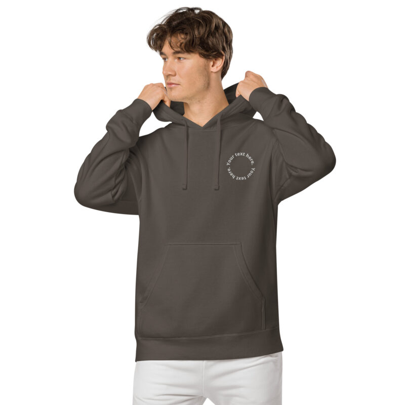 Unisex pigment-dyed hoodie - Image 5