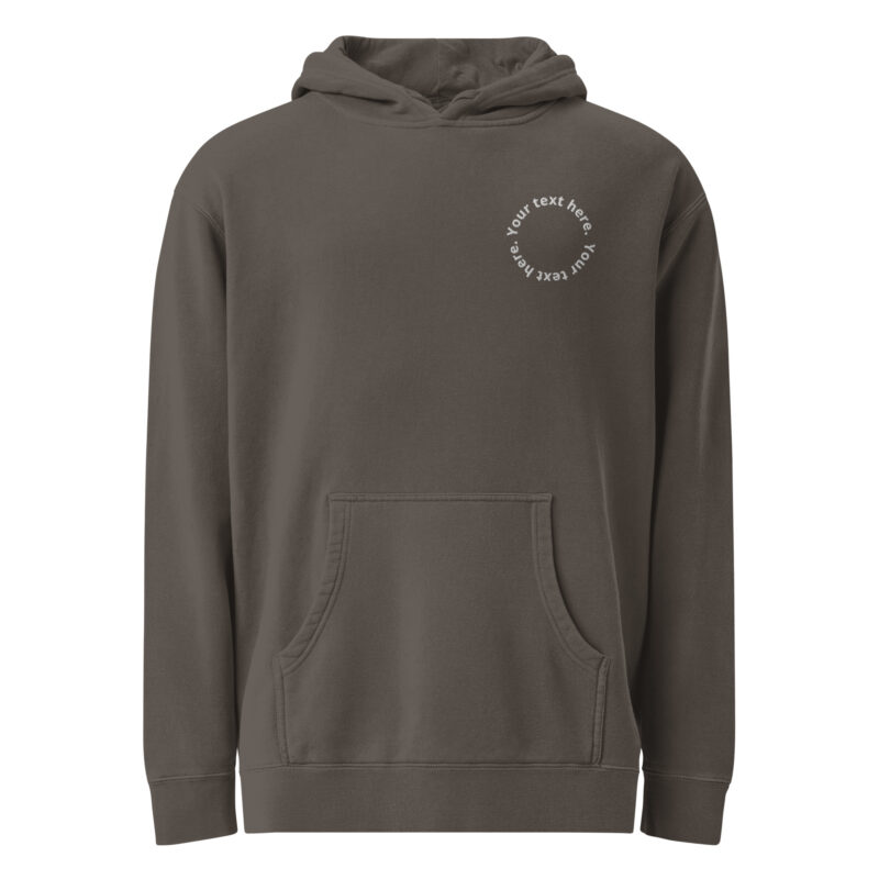 Unisex pigment-dyed hoodie - Image 3