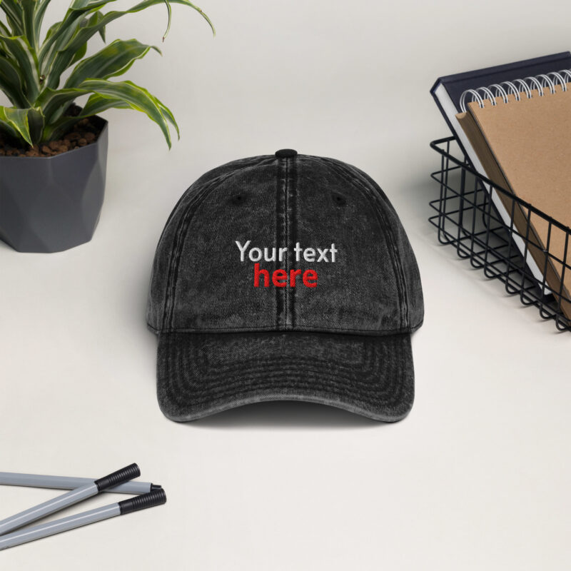 Vintage Cotton Twill Cap - Image 3